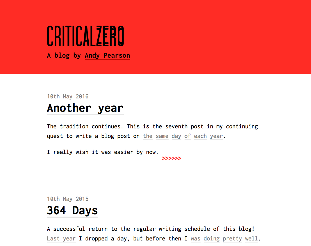Critical Zero May 2017